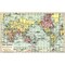 A 1930S Map Of The World On Mercators Projection. The British Empire Shown In Red. Poster Print By Hilary Jane Morgan